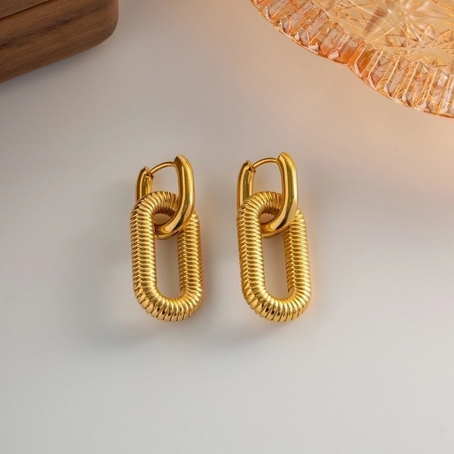 Iunctus Gold Drop Earrings