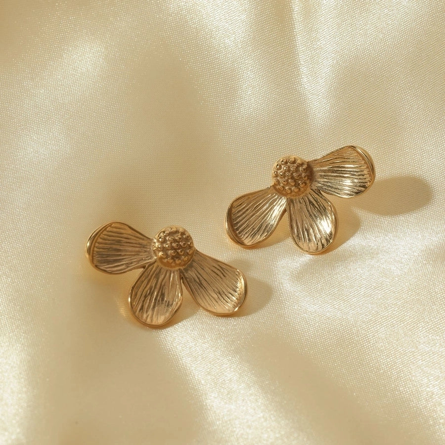 Fleur Gold Earrings