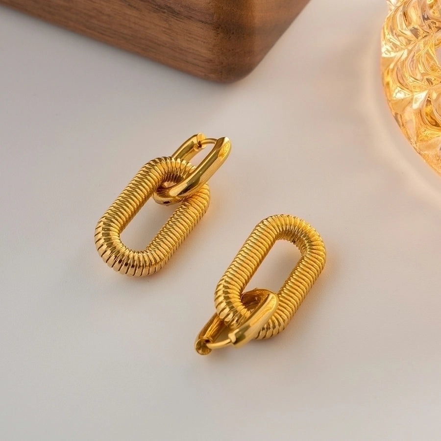 Iunctus Gold Drop Earrings