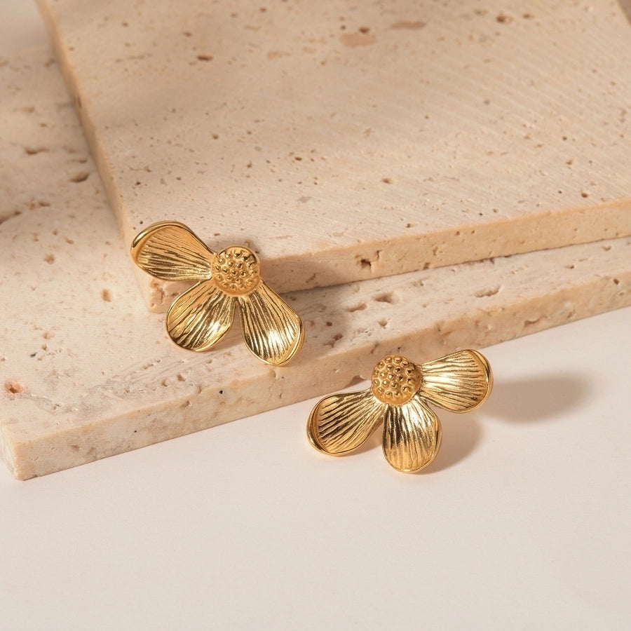 Fleur Gold Earrings